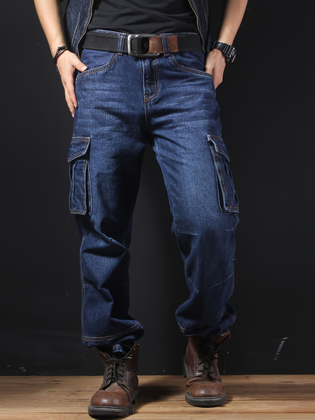 Men’s Pants with Flap Pockets