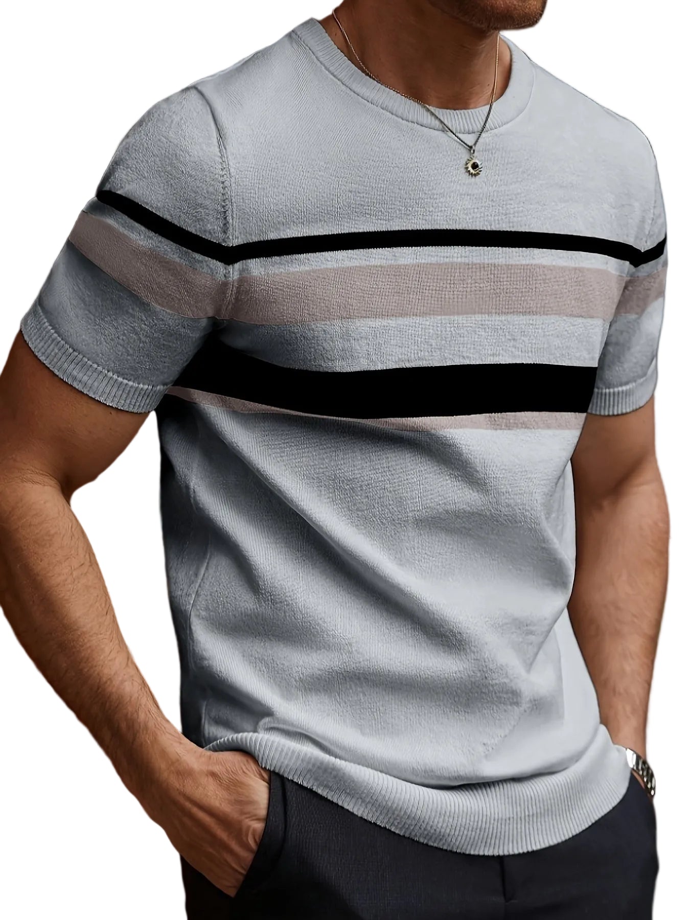 Men’s T-Shirt with Stripes