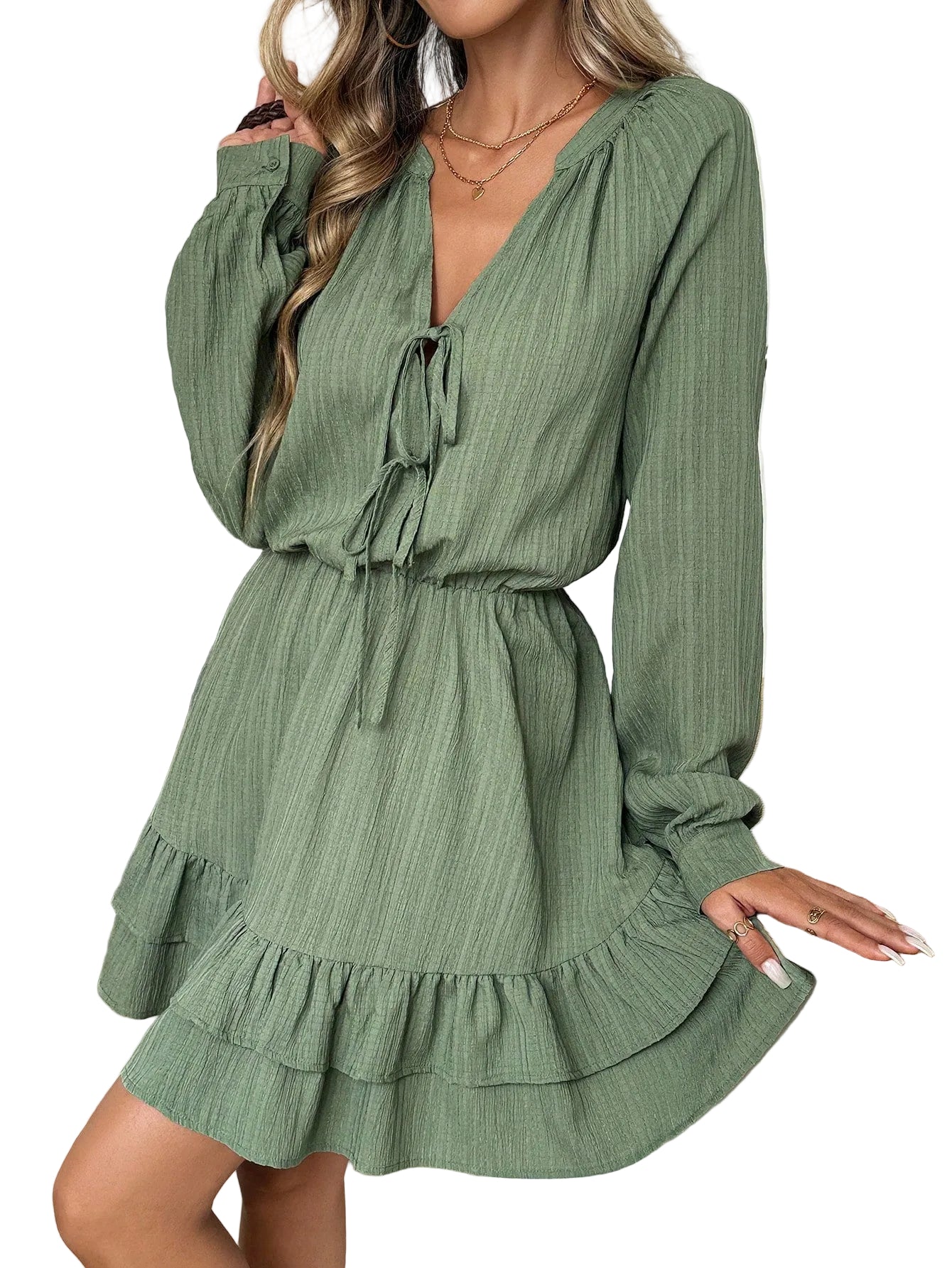 Women’s Long-Sleeve Mini Dress