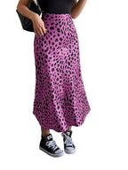 Women’s Midi Skirt with Spotted Pattern